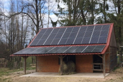 Pose panneaux photovoltaïques solaires 15 kWc dans les Vosges par VEVS